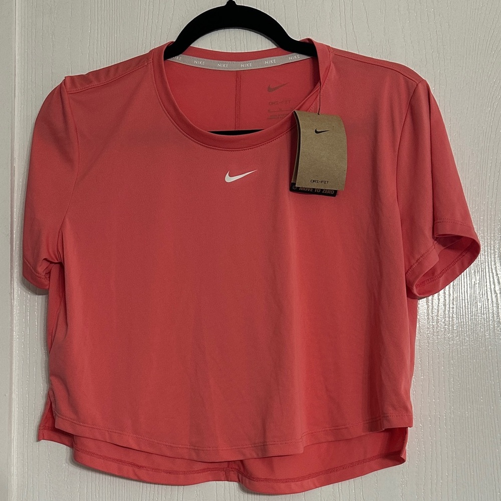 Nike Women's Bright Coral Crop Top